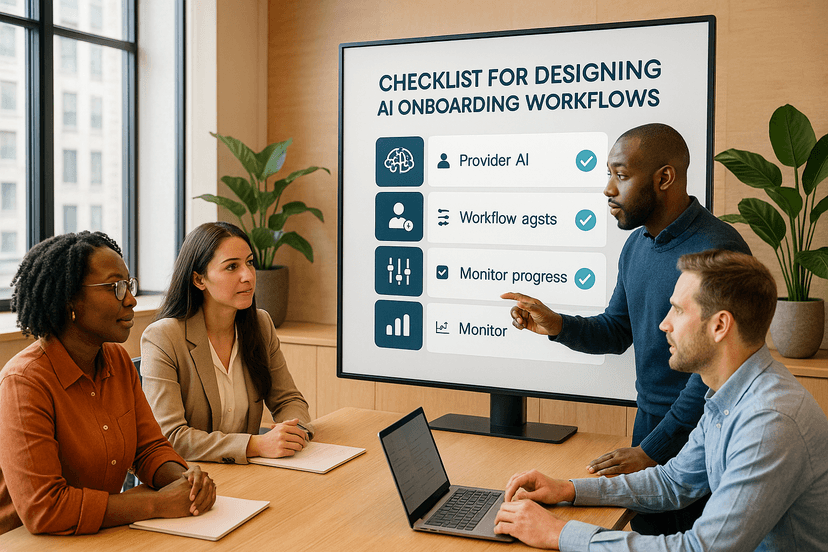 Checklist for Designing AI Onboarding Workflows