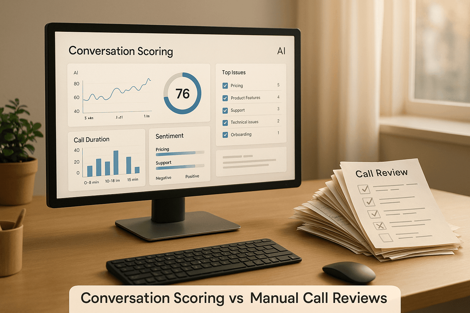 Conversation Scoring vs. Manual Call Reviews